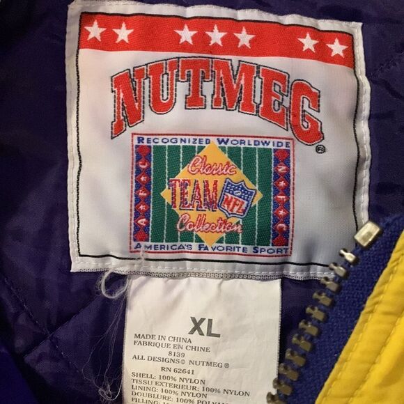 Vintage‎ Nutmeg Minnesota Vikings Puffer Jacket - Picture 3 of 7